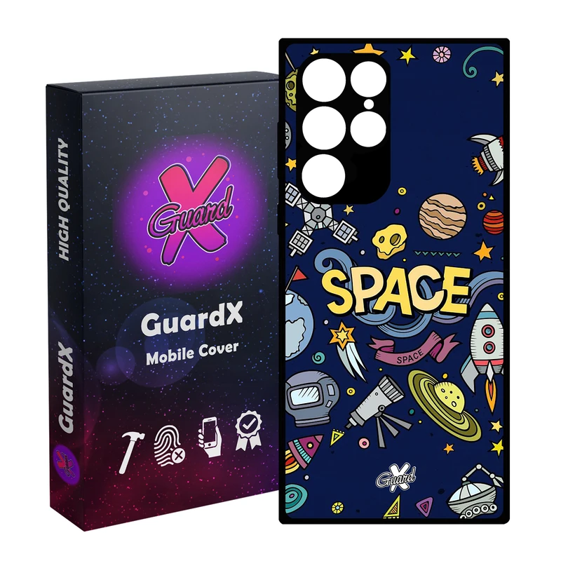 کاور گارد ایکس طرح Galaxy مدل Glass10009 مناسب برای گوشی موبایل سامسونگ Galaxy S23 Ultra