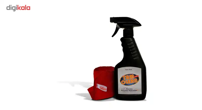 اسپری کارواش بدون آب تمام سطوح تام کلین مدل TC_480basc حجم 480 میلی لیتر