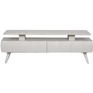 میز تلویزیون کارماچوب مدل M1038 رنگ سفید صدفی