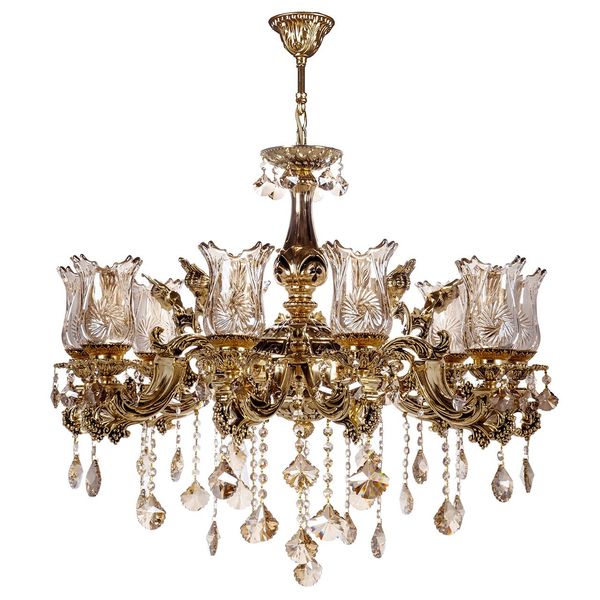 لوستر چشمه نور 12 شعله کدS3523/6A لوستر چشمه نور 12 شعله کدS3523/6A
