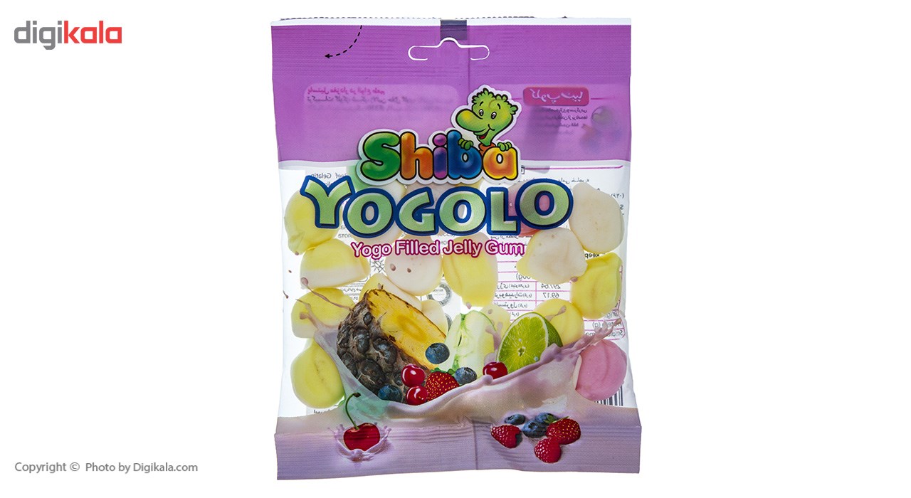 پاستیل میوه ای شیبا مدل Yogolo  مقدار 90 گرم