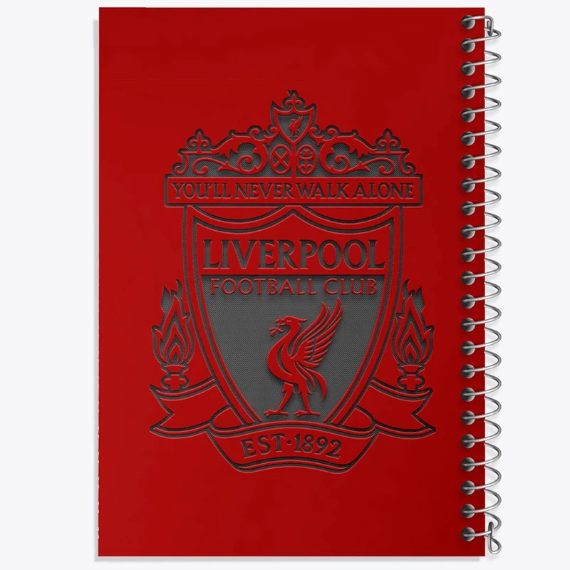 دفتر نقاشی 50 برگ خندالو مدل باشگاه لیورپول کد 26990