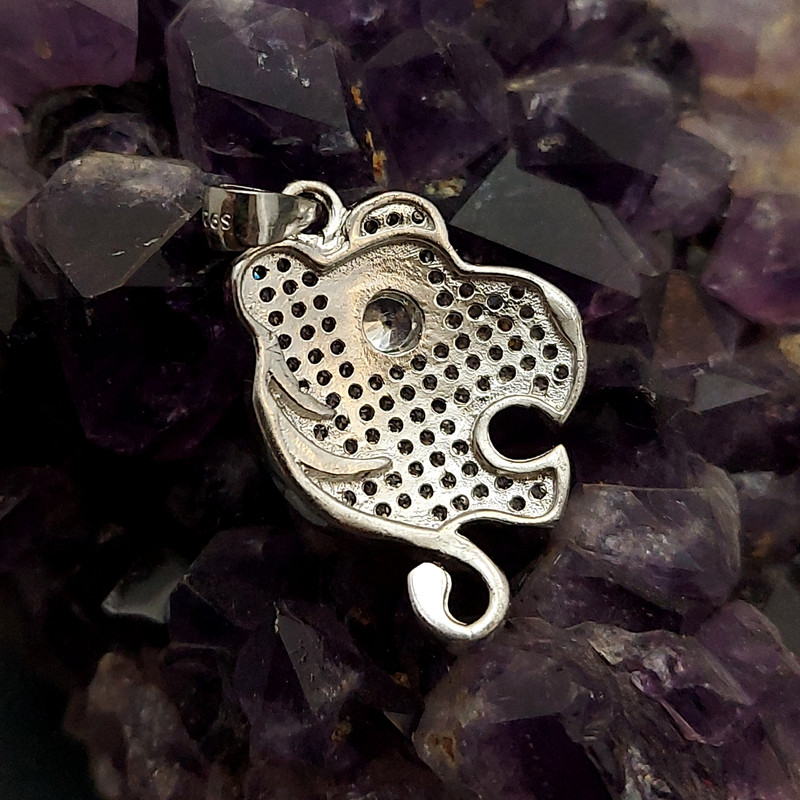 آویز گردنبند نقره زنانه مدل VM7412 آویز گردنبند نقره زنانه مدل VM7412