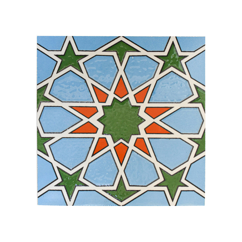 کاشی مدل سنتی هفت‌رنگ کد 3_120