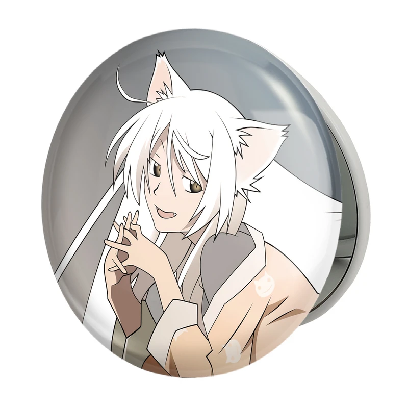 آینه جیبی خندالو طرح هانئکاوا نکو انیمه مونوگاتاری مدل تاشو کد 16182 