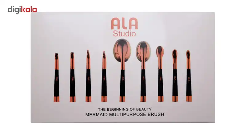 پک برس های آرایشی آلا استادیو طرح گلف بسته 9 عددی