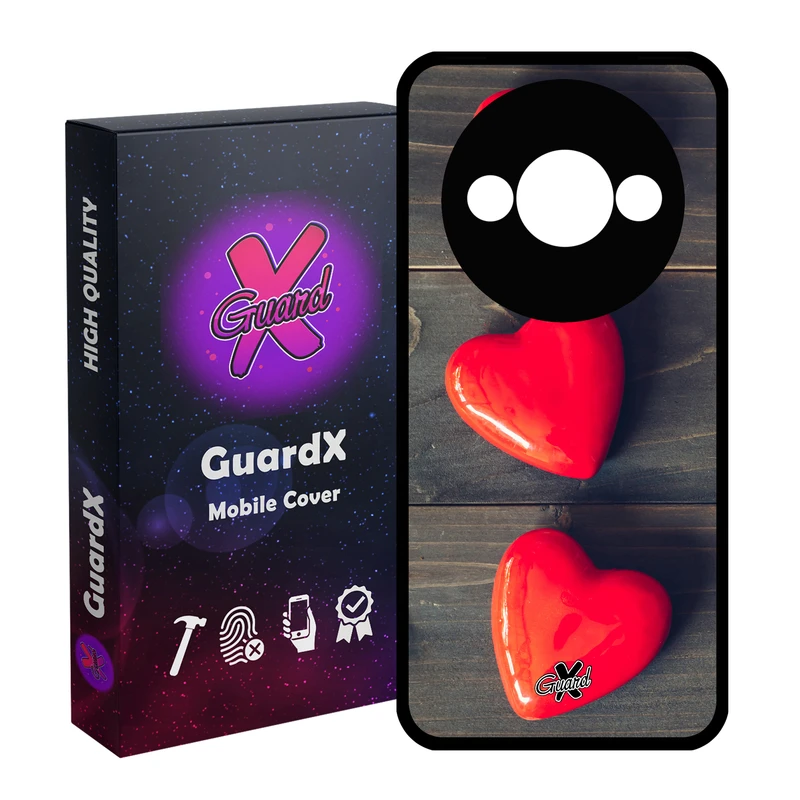 کاور گارد ایکس طرح Love مدل قاب Glass10181 مناسب برای گوشی موبایل شیائومی Redmi A3 4G/ A3X 4G/ Poco C61