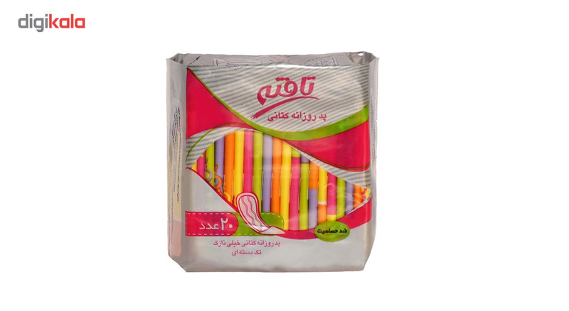 پد بهداشتی روزانه تافته مدل Ultra thin بسته 20 عددی پد بهداشتی روزانه تافته مدل Ultra thin بسته 20 عددی