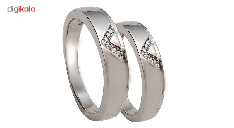 ست حلقه نقره شهر جواهر مدل SJ-SR105