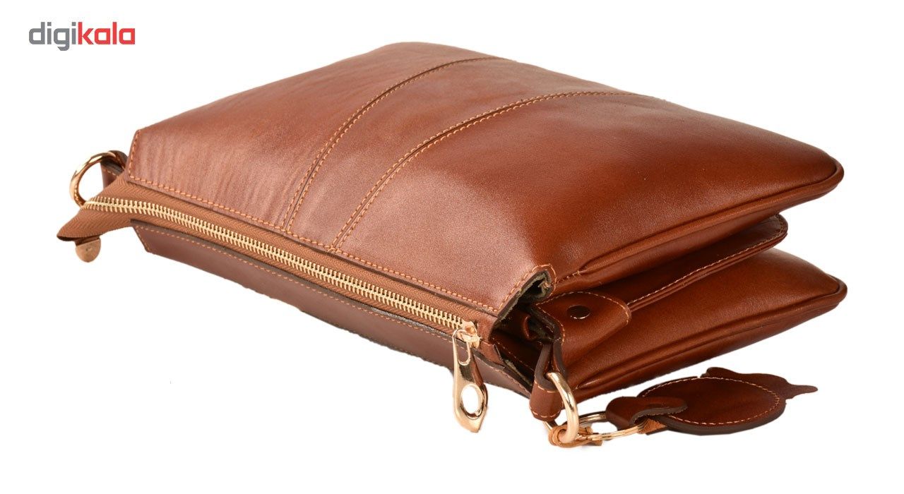 کیف رو دوشی زنانه کهن چرم مدل V155-1 -  - 7