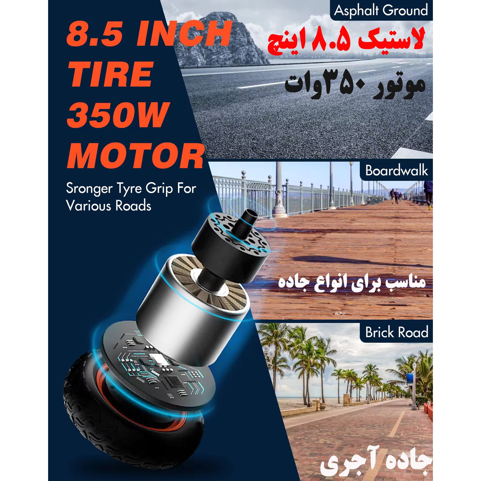 اسکوتر برقی کوگو مدل M2 Pro -  - 7