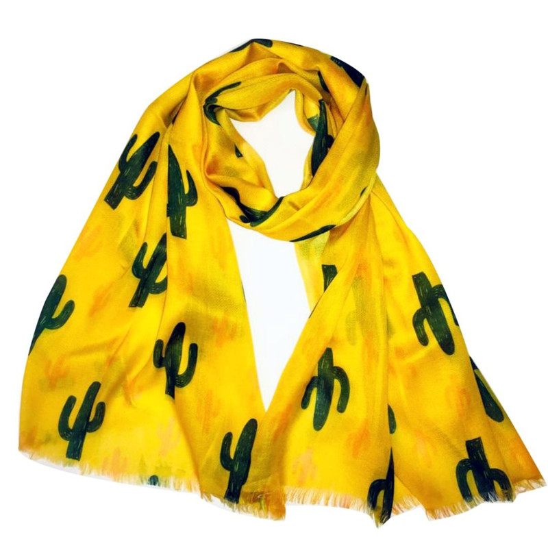 شال زنانه مدل کاکتوس