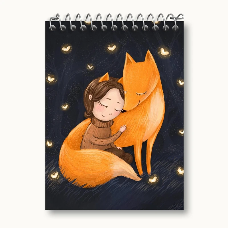 دفتر یادداشت 50 برگ خندالو مدل شازده کوچولو کد 1818