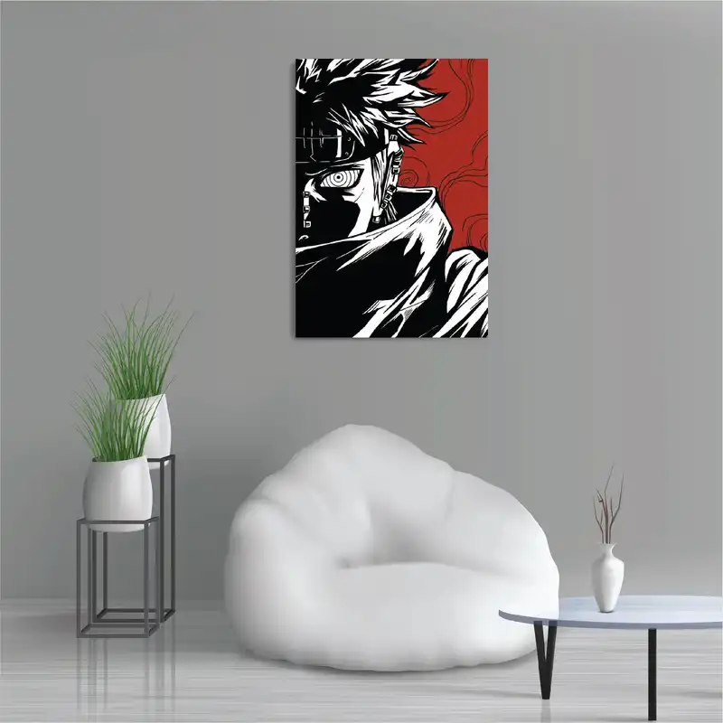 تابلو شاسی طرح انیمه ناروتو آکاتسکی پین Naruto Akatsuki Pain مدل M0576