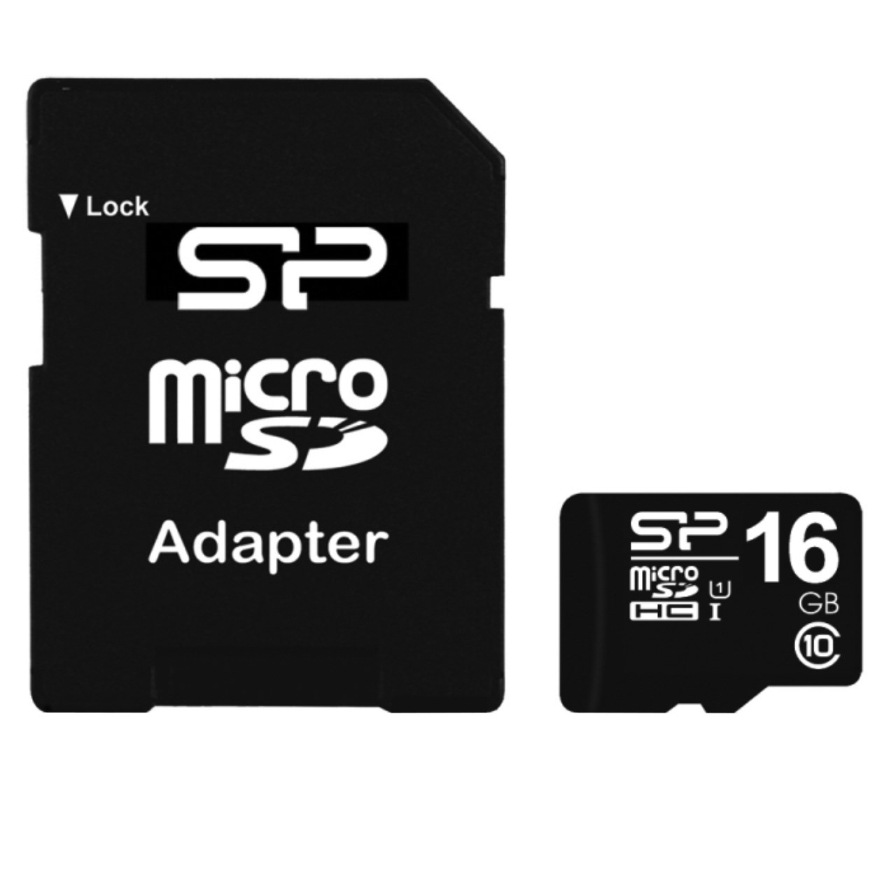 کارت حافظه microSDHC سیلیکون پاور کلاس 10 استاندارد UHS-I U1 همراه با آداپتور SD ظرفیت 16 گیگابایت