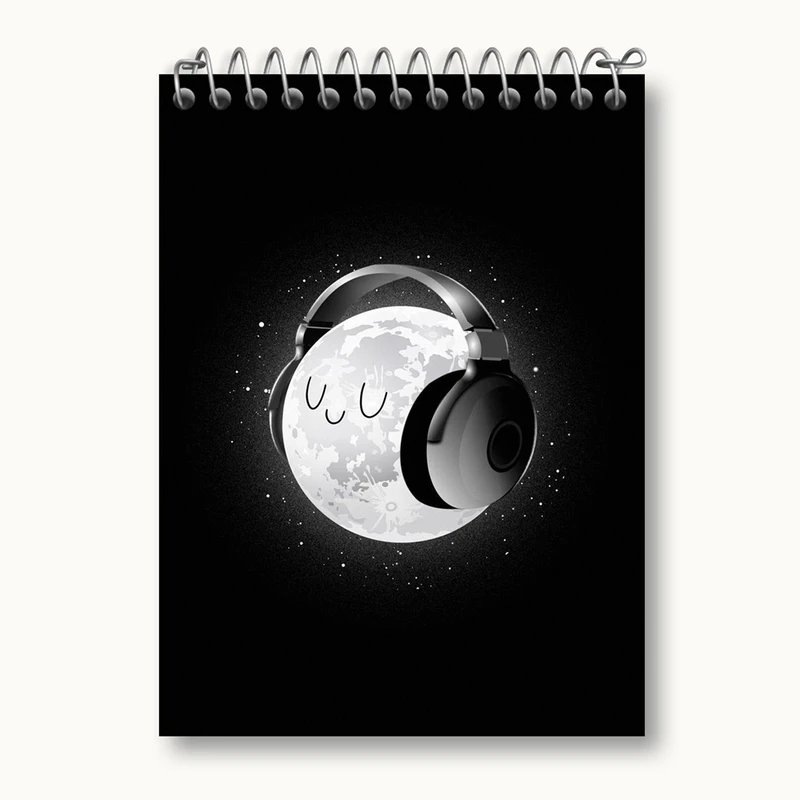 دفتر یادداشت 50 برگ خندالو مدل ماه کد 29612