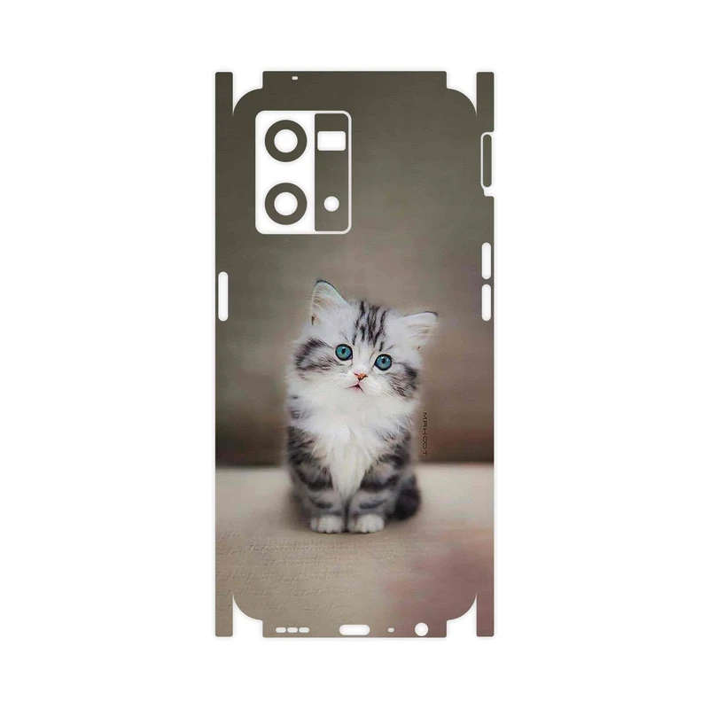 برچسب پوششی ماهوت مدل Cat_2-FullSkin مناسب برای گوشی موبایل اپو Reno 8 4G