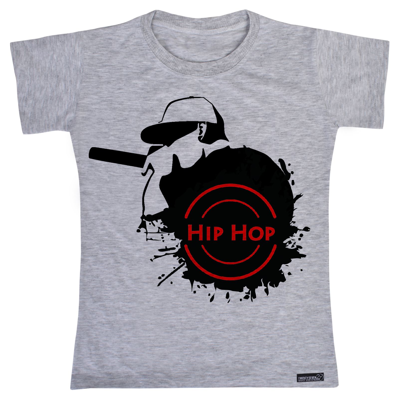 تی شرت آستین کوتاه پسرانه 27 مدل HipHop کد MH898 -  - 2