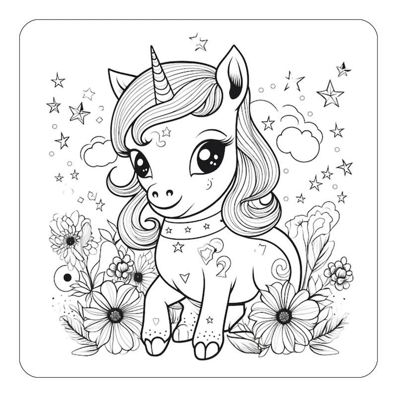 مگنت کاکتی طرح اسب تک شاخ و یونیکورن مدل mp30375