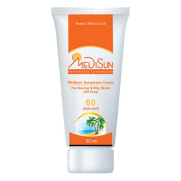 کرم ضد آفتاب بدون رنگ مدیسان SPF60 مناسب پوست چرب و معمولی کرم ضد آفتاب بدون رنگ مدیسان SPF60 مناسب پوست چرب و معمولی