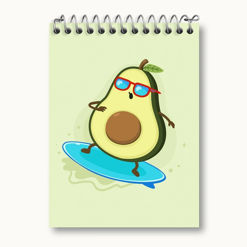 دفتر یادداشت 50 برگ خندالو مدل آووکادو کد 29579