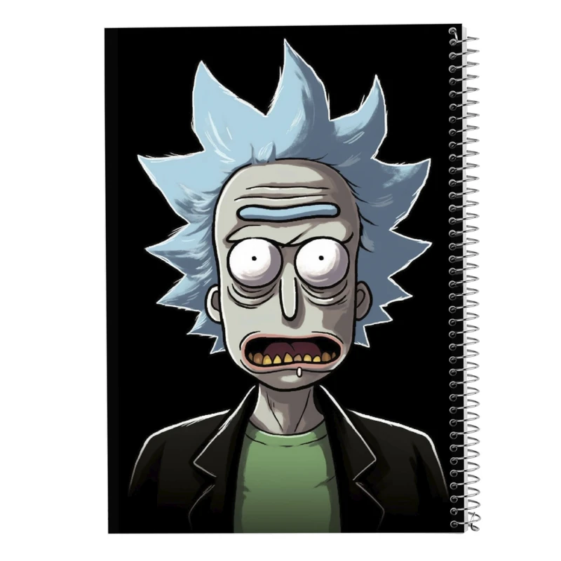 دفتر مشق 50 برگ مدوپد مدل ریک اند مورتی rick&morty کد DF10884