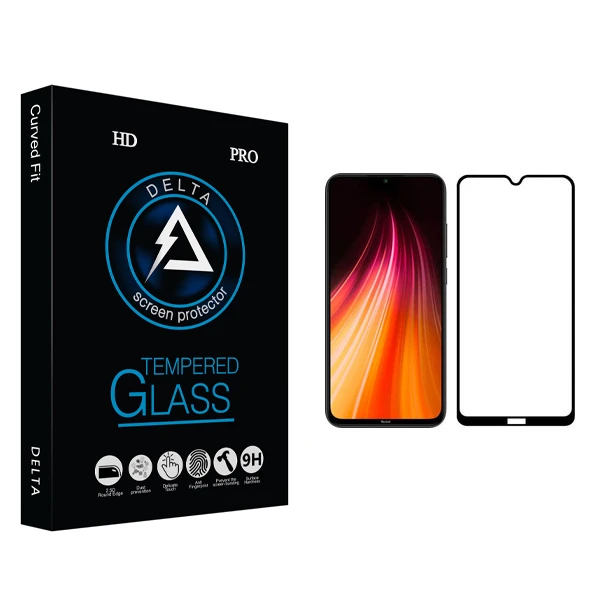 محافظ صفحه نمایش دلتا مدل Fit مناسب برای گوشی موبایل شیائومی Redmi Note 8