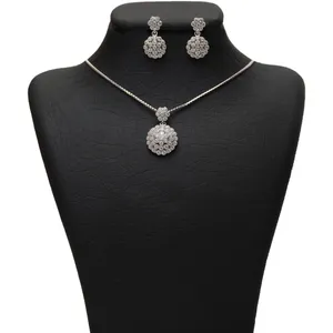 نیم ست نقره شهر جواهر مدل SJS-SE019