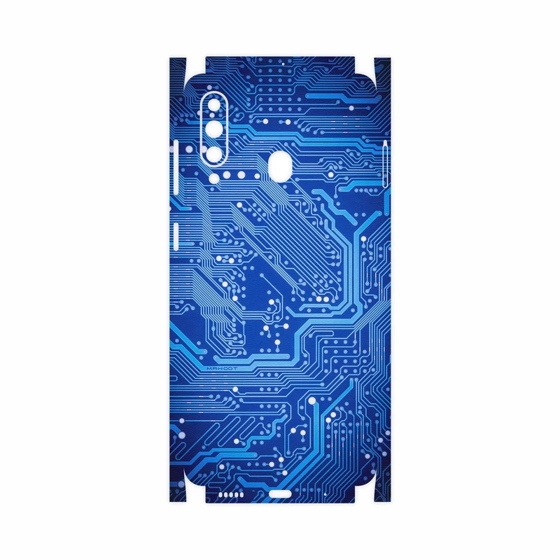 برچسب پوششی ماهوت مدل Blue Printed Circuit Board-FullSkin مناسب برای گوشی موبایل سامسونگ Galaxy A60