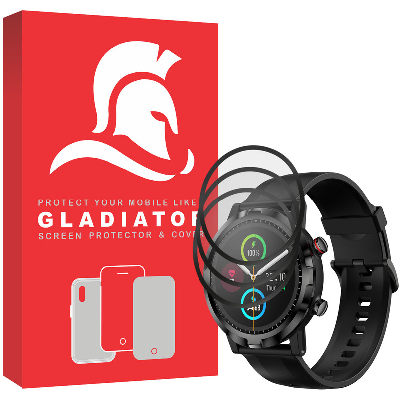 تصویر محافظ صفحه نمایش گلادیاتور مدل GWP3000 مناسب برای ساعت هوشمند هایلو Ls05s (rt) بسته سه عددی