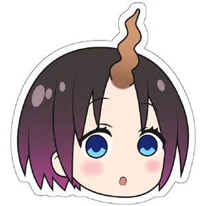 استیکر مدل Miss Kobayashi&#39;s Dragon Maid Elma Chibi