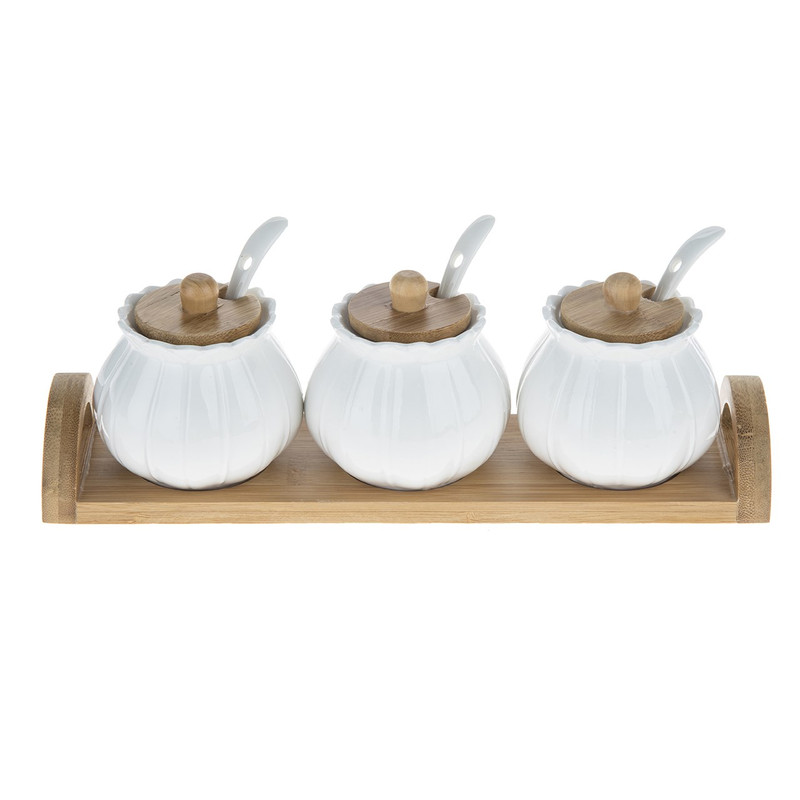 جای ادویه بامبوم مدل BB0022 بسته 3 عددی