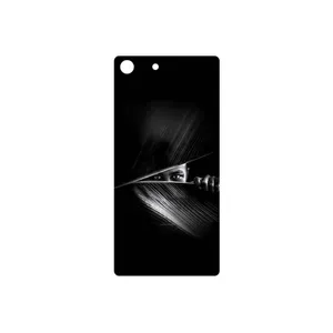 MAHOOT Black Portrait Cover Sticker for Sony Xperia M5