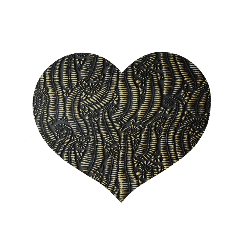 پادری مدل قلب طرح کلاسیک کد 8855 سایز 90x90 سانتی متر 