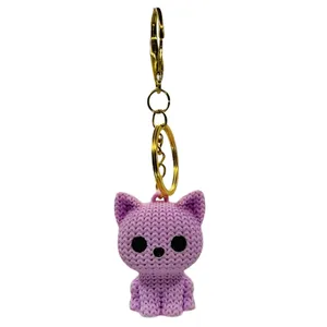 جاکلیدی مدل گربه بافتنی کد 13