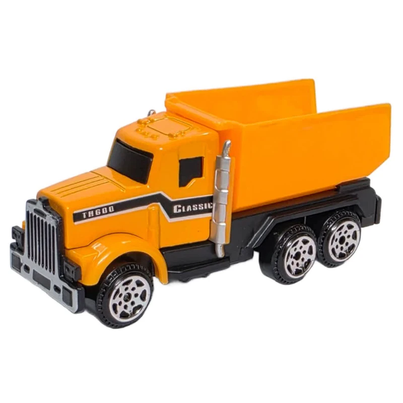 ماشین بازی ناب سل مدل کامیون حمل خاک فلزی راهسازی باکس دار کد ROAD CONSTRUCTION NAAB002A