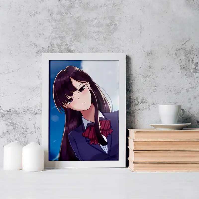 تابلو خندالو مدل انیمه کومی سان کد 16094