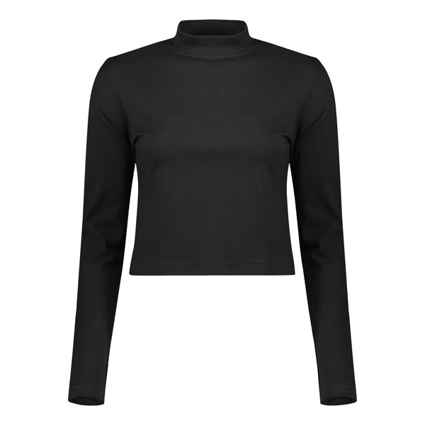 کراپ تیشرت آستین بلند زنانه کانتکس مدل 206