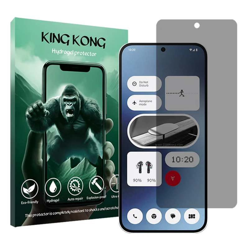 محافظ صفحه نمایش حریم شخصی کینگ کونگ مدل Tough مناسب برای گوشی موبایل ناتینگ Phone 2a