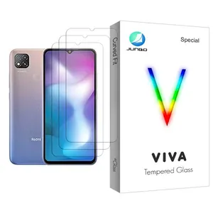 Junbo Viva Glass MIX003 Screen Protector For Xiaomi Redmi 9 Activ Pack Of 3