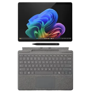 Microsoft Surface Pro-Copilot+ PC-Ultra 5 13-inch tablet, 256 GB capacity and 16 GB RAM with Surface Pro Copilot Keyboard with Slim Pen 2 Platinum