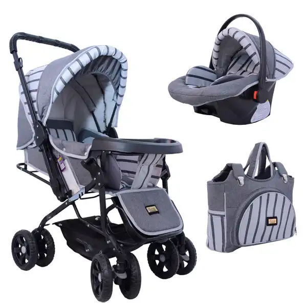 ست کالسکه و کریر کد 225 به همراه ساک لوازم کودک