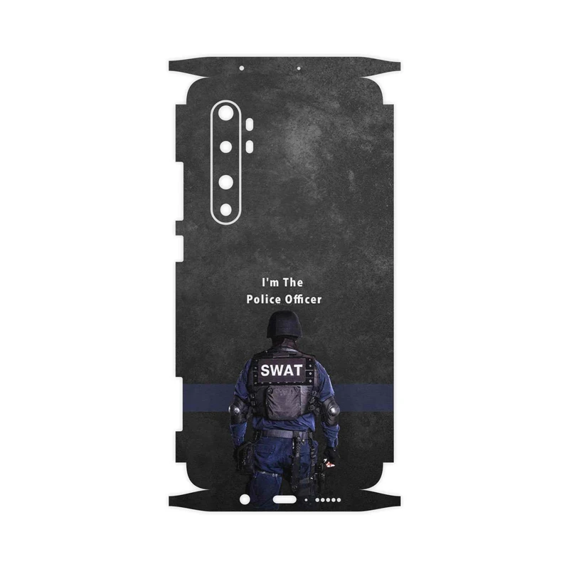 برچسب پوششی ماهوت مدل Police Officer-FullSkin مناسب برای گوشی موبایل شیائومی Mi Note 10 Lite