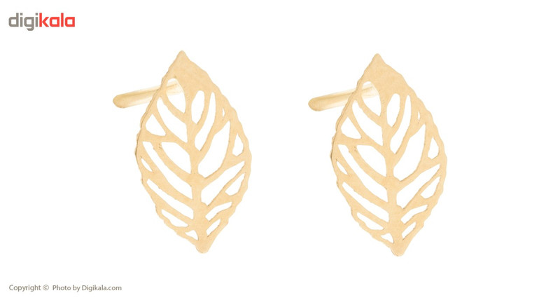 نیم ست طلا 18 عیار زنانه مایا ماهک مدل MS0346 طرح برگ