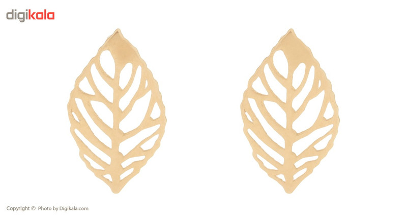 نیم ست طلا 18 عیار زنانه مایا ماهک مدل MS0346 طرح برگ