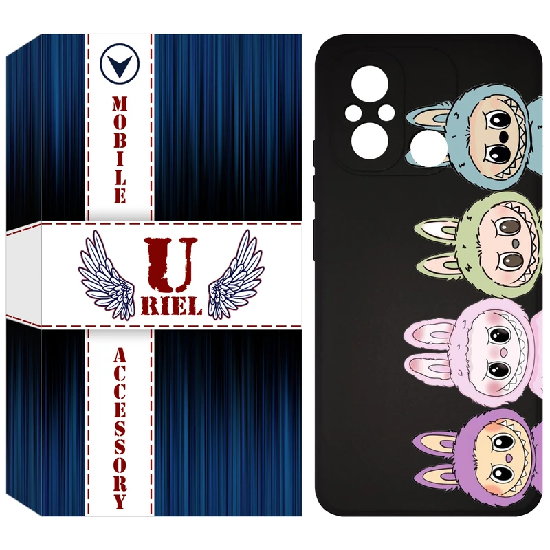 کاور یوریل مدل KSH کد 101 طرح عروسک لبوبو مناسب برای گوشی موبایل شیائومی Redmi 12C