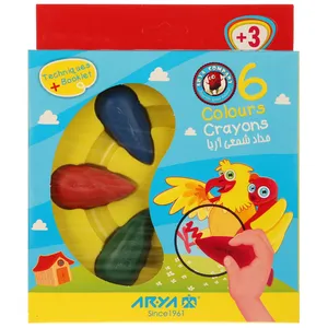 Arya 2054 6 Color Crayon