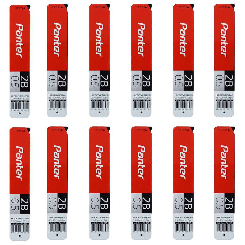 نوک مداد نوکی 0.5 میلی متری پنتر مدل PL207 بسته 12 عددی