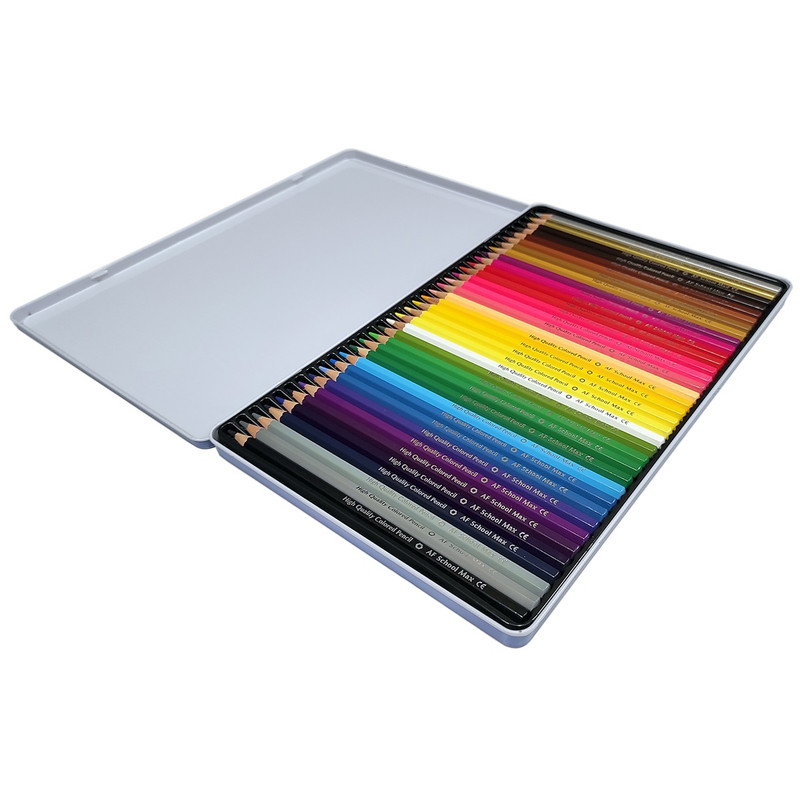 مداد رنگی مدل 36 رنگ ای اف اسکول مکس مدل طاووس کد 301004