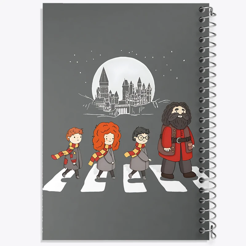 دفتر ژورنال نویسی 50 برگ خندالو مدل نقطه ای طرح هری پاتر (Harry Potter) کد N4597